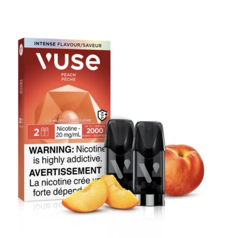 PEACH E-LIQUID - VUSE PODS 1.8% NIC